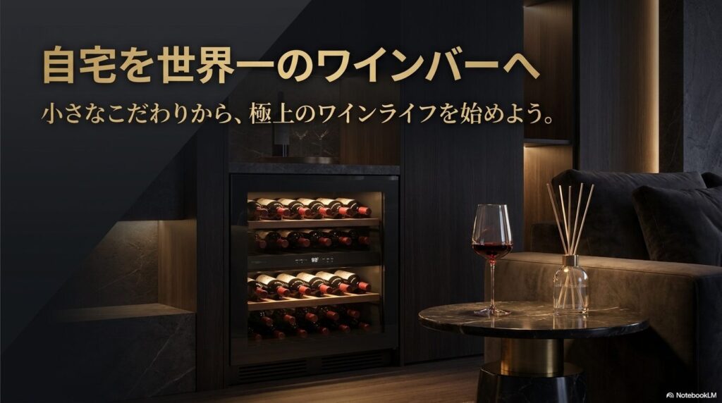 小さなこだわりから極上のワインライフを始めようというメッセージ