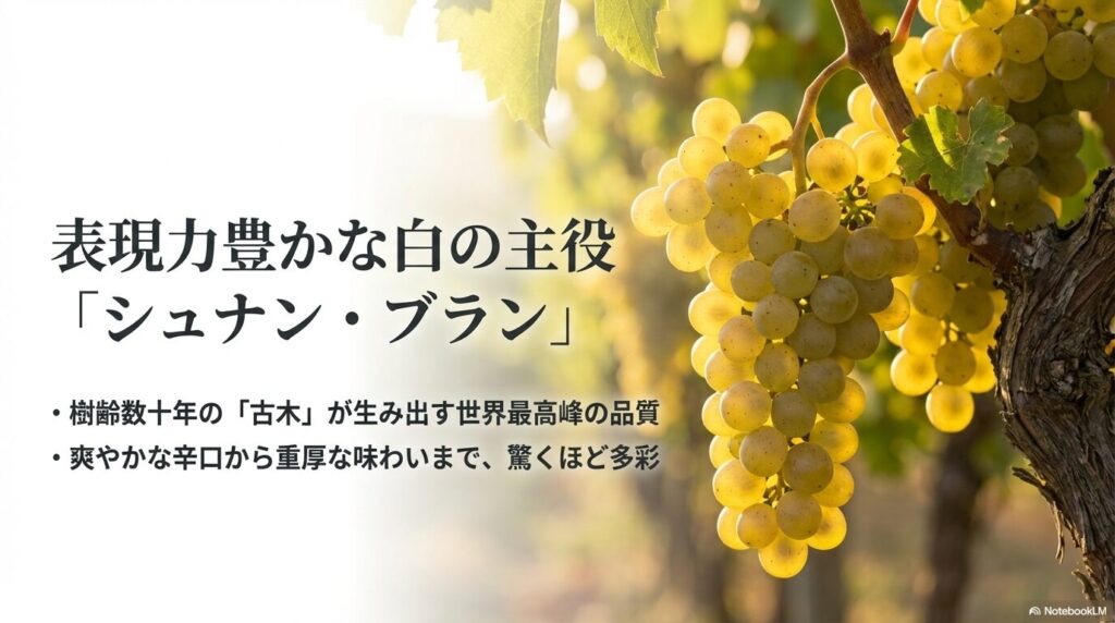 表現力豊かな白の主役 シュナン・ブラン