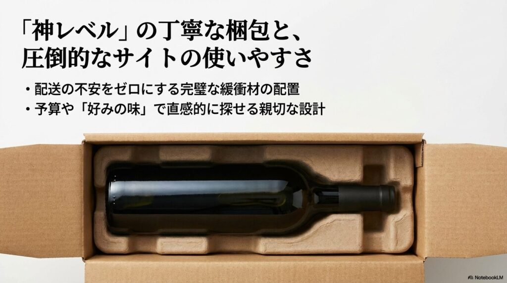 神レベルの丁寧な梱包と圧倒的なサイトの使いやすさ
