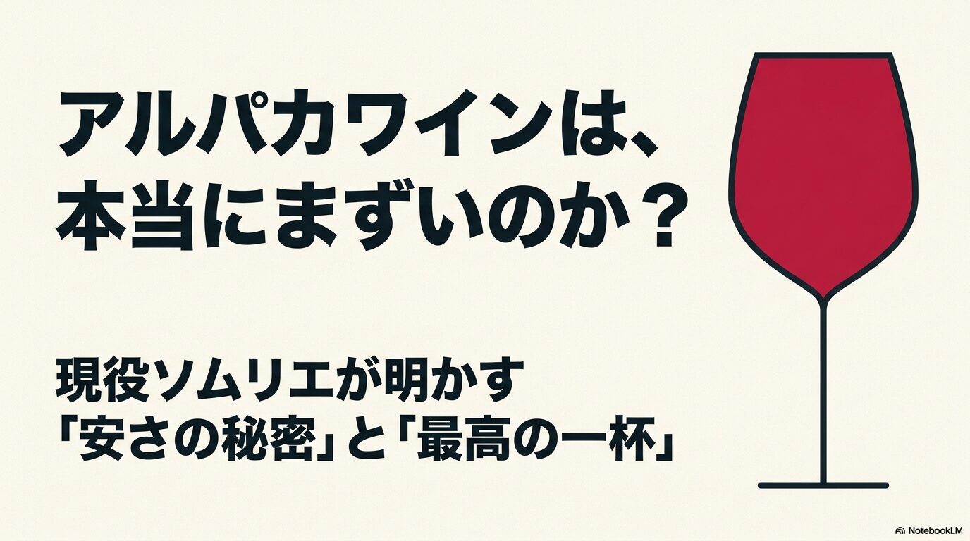 アルパカワインはまずい？ソムリエが明かす安さの秘密とおすすめ