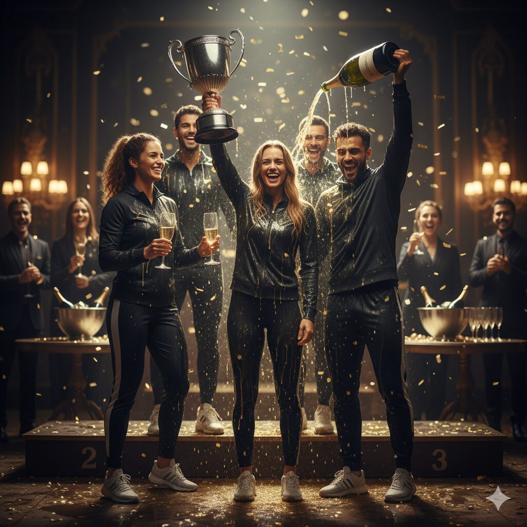 なぜ勝者は美酒を浴びるのか