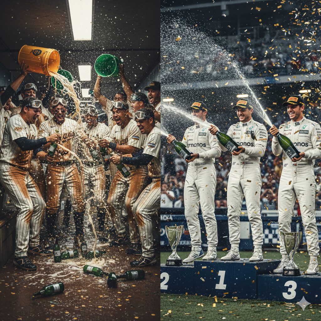 ビールかけとシャンパンファイトの違い