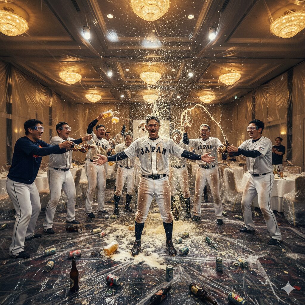 日本の野球がビールかけである理由