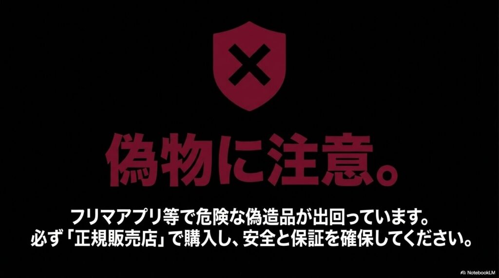フリマアプリ等で出回るコラヴァンの偽造品に注意