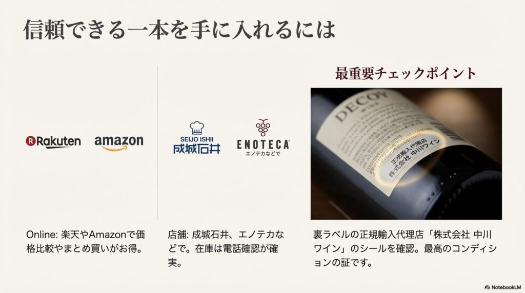 成城石井など実店舗の在庫状況と正規輸入代理店の品質管理