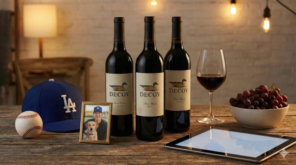 デコイのワインは大谷翔平の愛犬と同名！口コミ評価やどこで売ってるかを解説