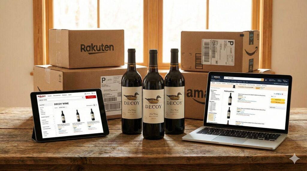 デコイのワインは楽天やAmazonなどの大手通販サイトで買える
