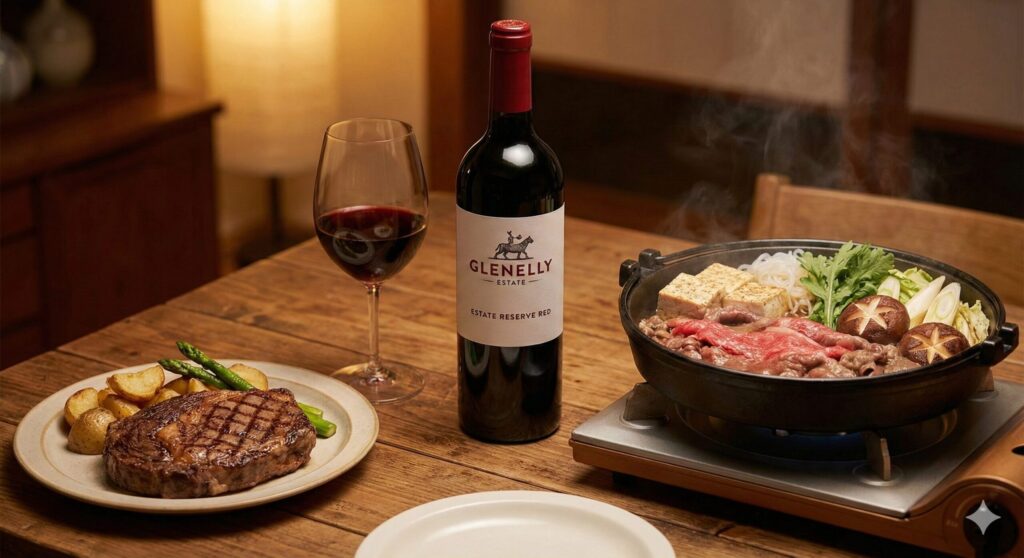 合わせる料理はステーキやすき焼き