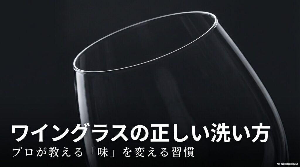 洗い方でワインの味が激変する透明度と輝きのビフォーアフター