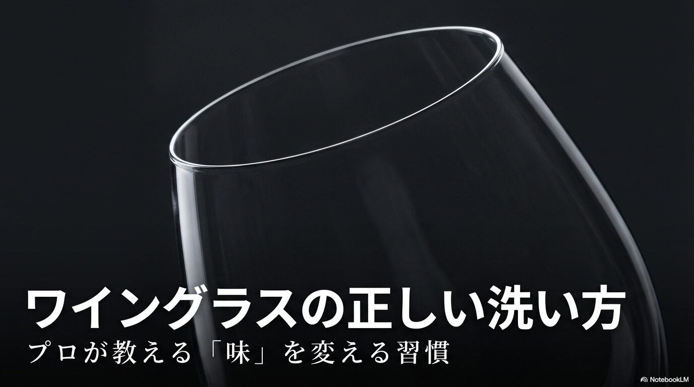 洗い方でワインの味が激変する透明度と輝きのビフォーアフター