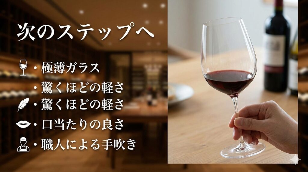 慣れたら木村硝子店の極薄グラスへ