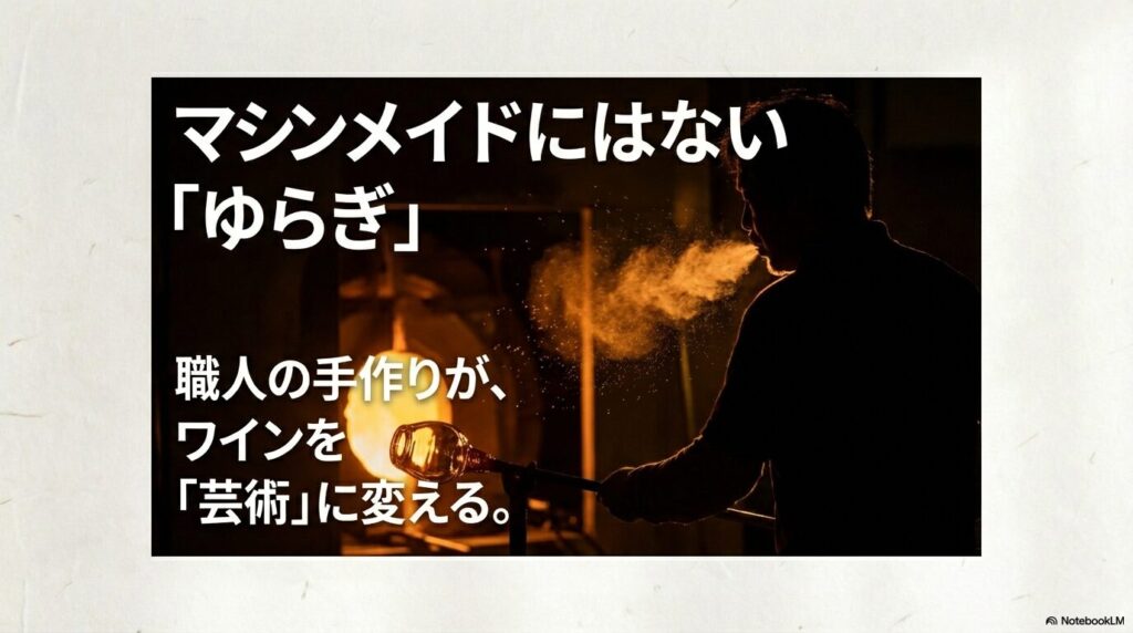 木村硝子のハンドメイドグラスが持つ「ゆらぎ」と職人技の解説