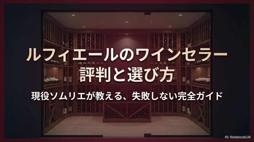 ルフィエールのワインセラーの評判と選び方。現役ソムリエが教える失敗しない完全ガイド