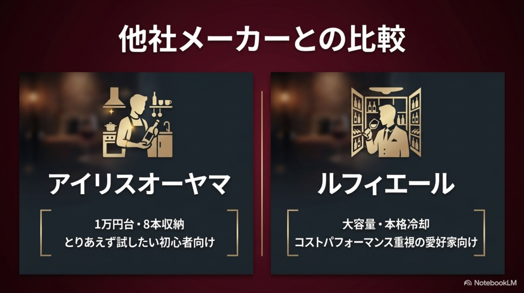 他社メーカーとの比較。お試しで使いたい初心者向けのアイリス