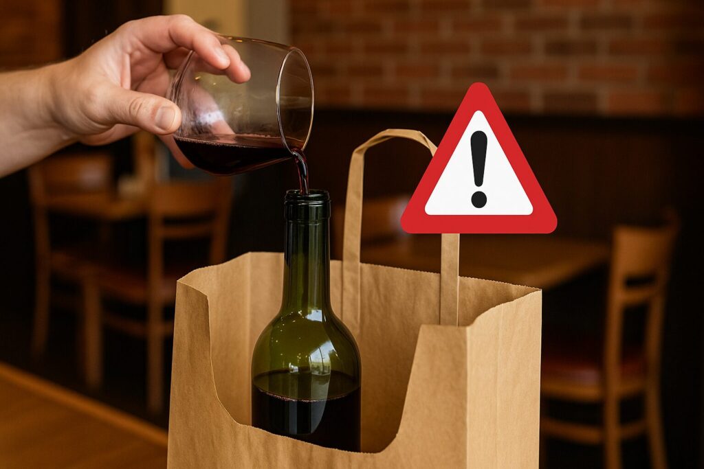 飲み残しを持ち帰りする方法の注意点