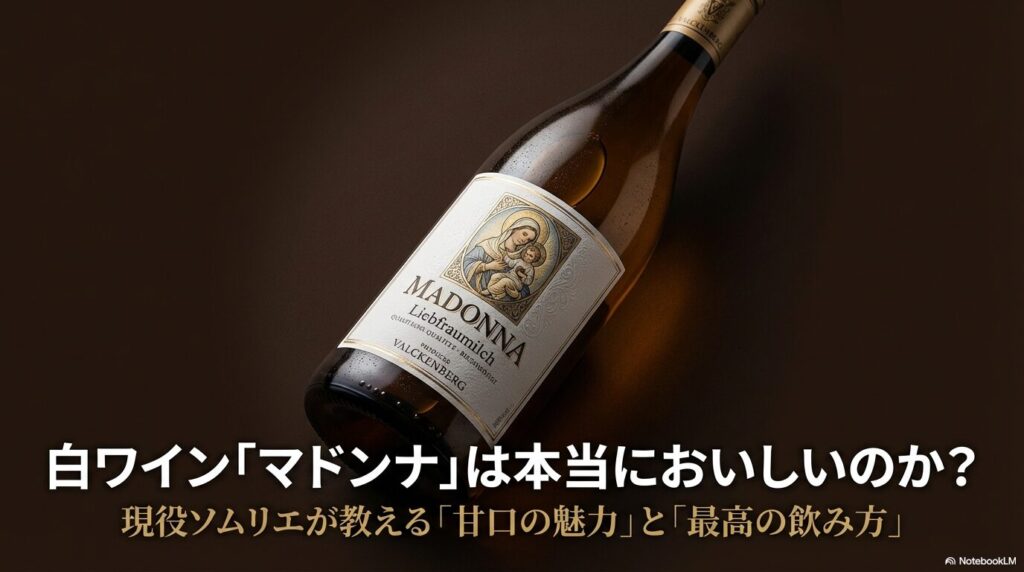 ドイツの人気白ワイン「マドンナ」について解説する現役ソムリエのガイド資料表紙
