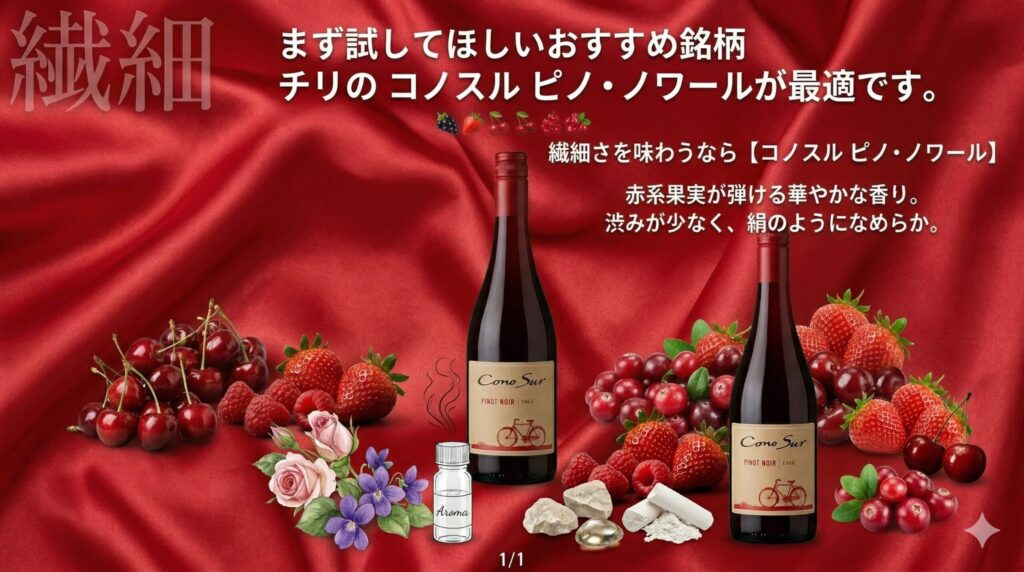 違いが分かるコノスルのピノ・ノワール