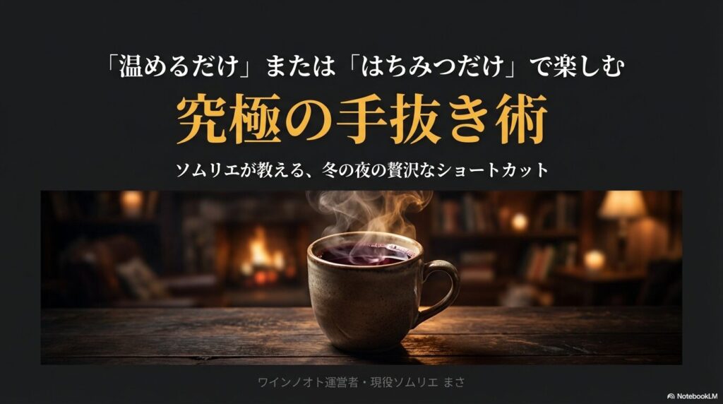 ホットワイン 温めるだけ