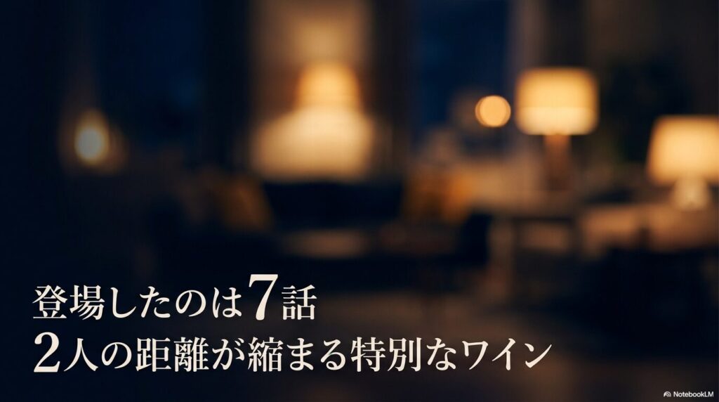 アイスワインが登場したのは逃げ恥の第7話。2人の距離が縮まる特別なワインです。