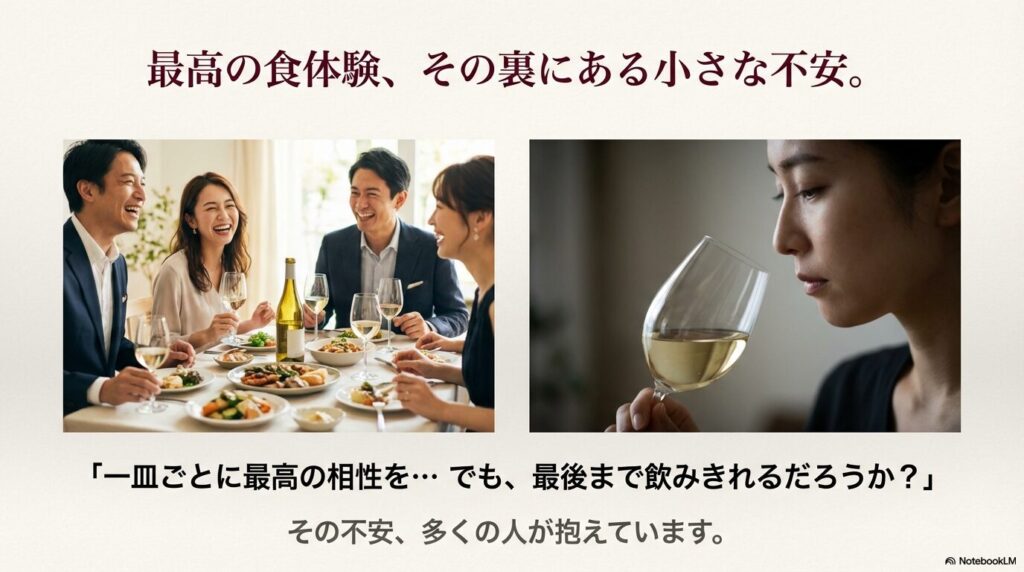 最高の食体験、その裏にある小さな不安