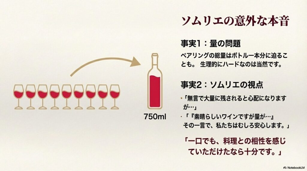 ソムリエの意外な本音