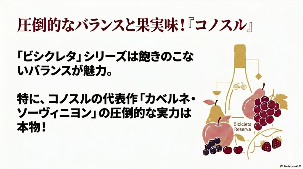 見事なバランスと果実味！不動の人気コノスル
