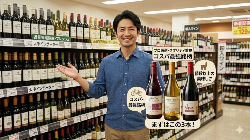 大手銘柄なら全部美味しい？スーパーやコンビニワインの真実