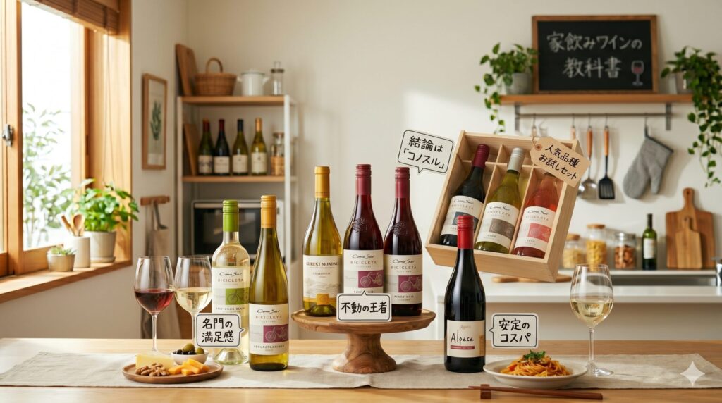 結局どれが一番いいの？結論は不動の王者「コノスル」