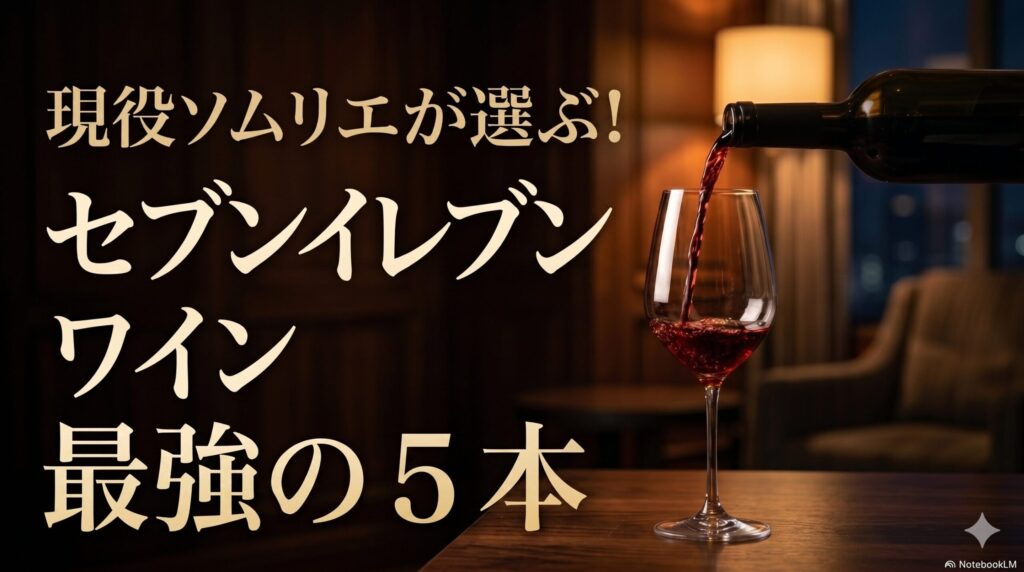 現役ソムリエが選ぶ！セブンイレブンワイン最強の5本