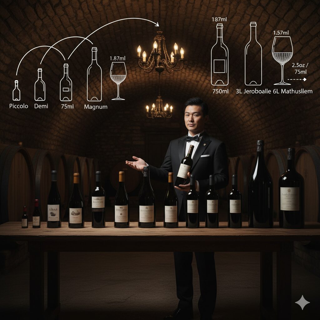 ソムリエ解説！ワインのボトルサイズの謎