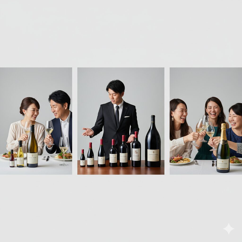 容量で異なるボトルの名前