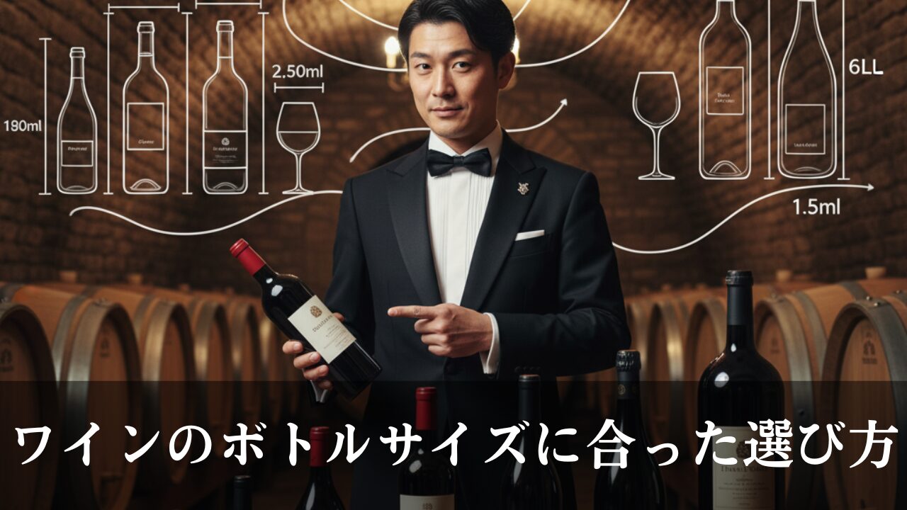 ソムリエ直伝！ワインのボトルサイズの疑問を全解決