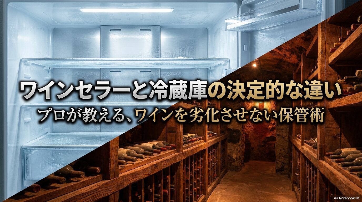 ワインセラーと冷蔵庫の決定的な違いとプロが教える保管術