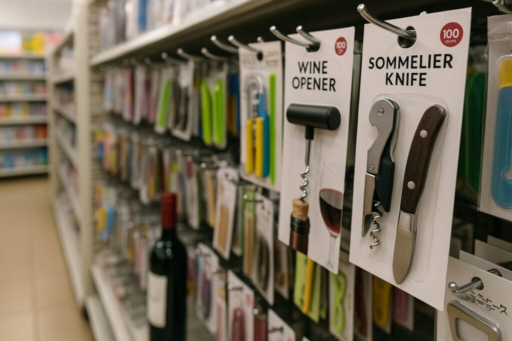 ワインオープナーはどこで売ってる？100均を代表するダイソーにもあり