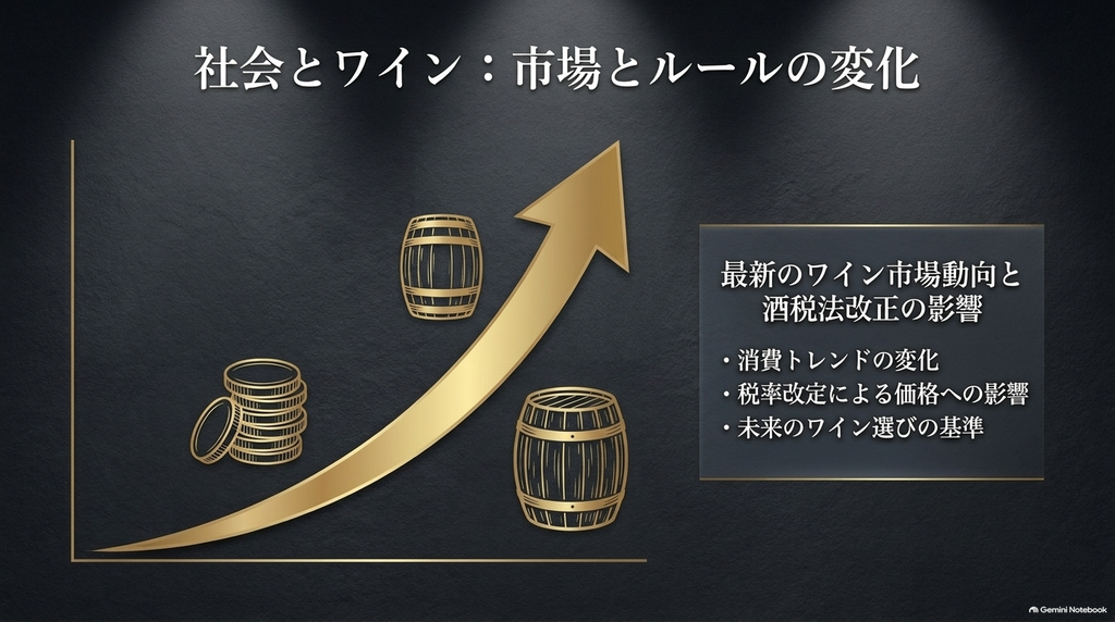 最新のワイン市場動向と酒税法改正の影響