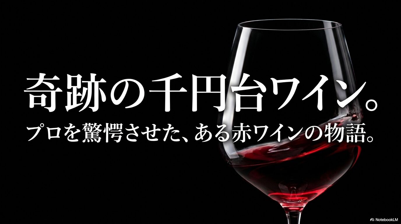 奇跡の千円台ワイン。プロを驚愕させた、ある赤ワインの物語